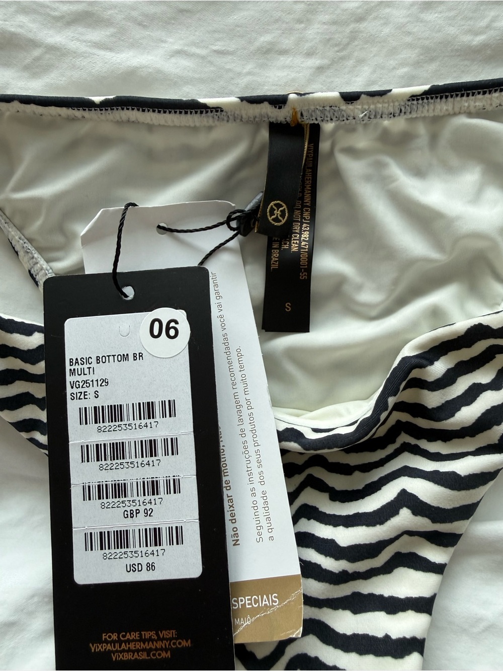 Vix Zebra Print Bikini Size Small - Picture 5 of 11